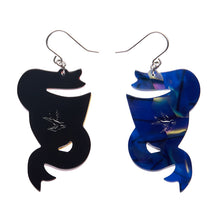 Load image into Gallery viewer, Comedy &amp; Tragedy Drop Earrings - Erstwilder A Greek Odyssey