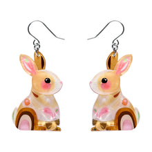 Load image into Gallery viewer, Maple the Bunny Drop Earrings - Erstwilder x Pete Cromer Easter