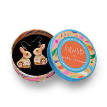 Load image into Gallery viewer, Maple the Bunny Drop Earrings - Erstwilder x Pete Cromer Easter