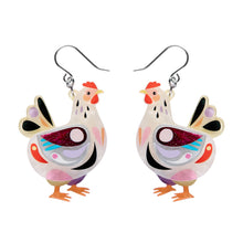 Load image into Gallery viewer, Clara the Chicken Drop Earrings - Erstwilder x Pete Cromer Easter