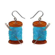 Load image into Gallery viewer, Thread the Needle Drop Earrings - Erstwilder Arts &amp; Crafts Part 2