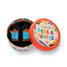 Load image into Gallery viewer, Thread the Needle Drop Earrings - Erstwilder Arts &amp; Crafts Part 2