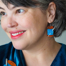 Load image into Gallery viewer, Thread the Needle Drop Earrings - Erstwilder Arts &amp; Crafts Part 2