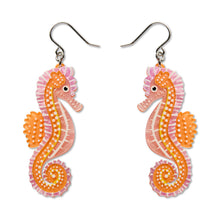 Load image into Gallery viewer, Kuu Wanana (Seahorse) Drop Earrings - Erstwilder x Brooke Sutton