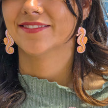 Load image into Gallery viewer, Kuu Wanana (Seahorse) Drop Earrings - Erstwilder x Brooke Sutton