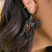 Load image into Gallery viewer, Matjumpa Ritjinguthinha (Kangaroo) Drop Earrings - Erstwilder x Brooke Sutton