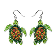 Load image into Gallery viewer, Yaunati (Turtle) Drop Earrings - Erstwilder x Brooke Sutton