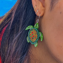 Load image into Gallery viewer, Yaunati (Turtle) Drop Earrings - Erstwilder x Brooke Sutton
