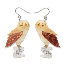 Load image into Gallery viewer, Barny Owl Drop Earrings - Erstwilder x The Magic Faraway Tree