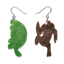 Load image into Gallery viewer, Lesson Learned Drop Earrings - Erstwilder x Pete Cromer 'Fairy Tales' Part 2