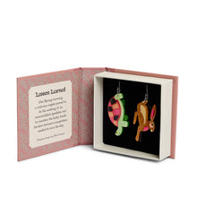 Load image into Gallery viewer, Lesson Learned Drop Earrings - Erstwilder x Pete Cromer 'Fairy Tales' Part 2