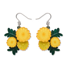 Load image into Gallery viewer, Sunshine Wattle Drop Earrings - Erstwilder x Royal Botanic Gardens Victoria