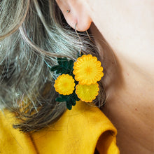 Load image into Gallery viewer, Sunshine Wattle Drop Earrings - Erstwilder x Royal Botanic Gardens Victoria