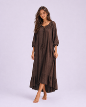 Load image into Gallery viewer, Chocolate Cotton Dress