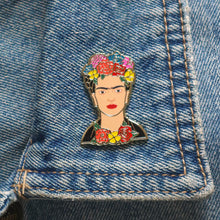 Load image into Gallery viewer, My Own Muse Frida Enamel Pin - Erstwilder x Frida Kahlo
