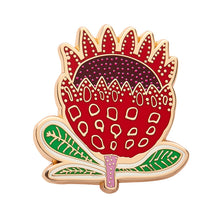 Load image into Gallery viewer, Prophetic Protea Enamel Pin - Erstwilder x Lauren Rogers