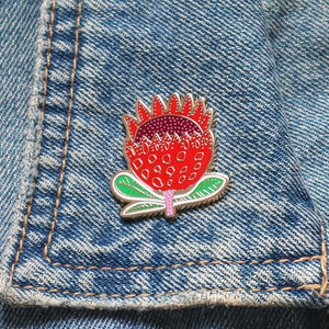 Prophetic Protea Enamel Pin - Erstwilder x Lauren Rogers