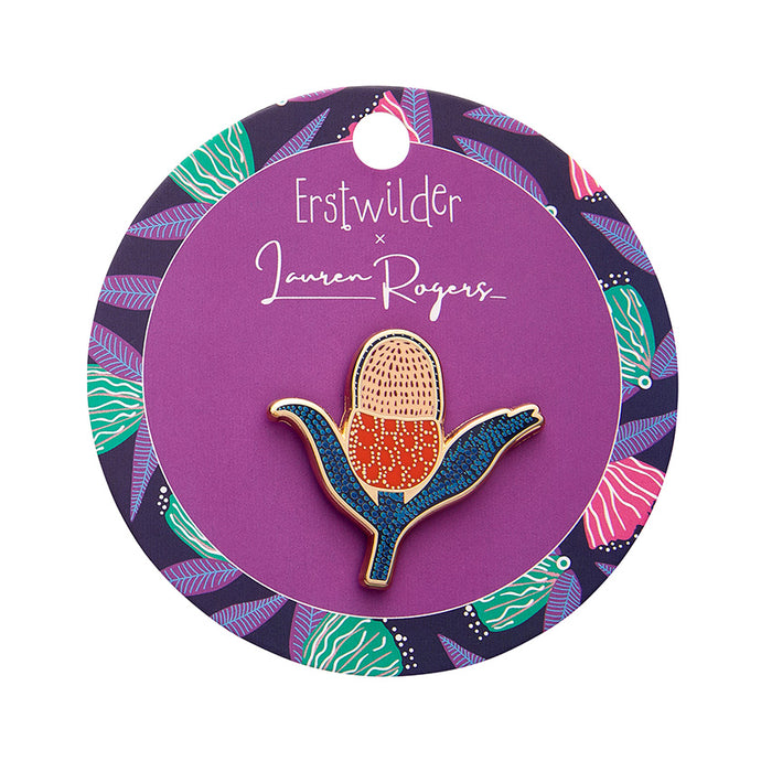 Bulgalla Blooms Enamel Pin - Erstwilder x Lauren Rogers