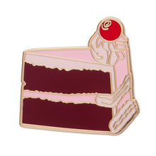 Load image into Gallery viewer, Romance Isn&#39;t Dead Cake Enamel Pin - Erstwilder x Katherine Sabbath