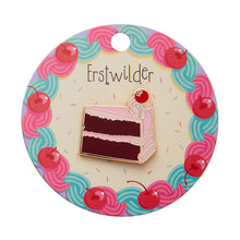 Load image into Gallery viewer, Romance Isn&#39;t Dead Cake Enamel Pin - Erstwilder x Katherine Sabbath