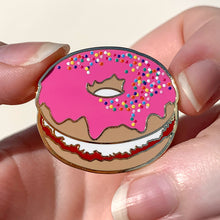 Load image into Gallery viewer, Donut Cake Enamel Pin - Erstwilder x Katherine Sabbath