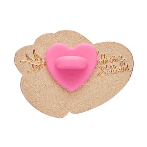 Lolly Heart Cookies Enamel Pin - Erstwilder x Katherine Sabbath