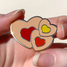 Load image into Gallery viewer, Lolly Heart Cookies Enamel Pin - Erstwilder x Katherine Sabbath