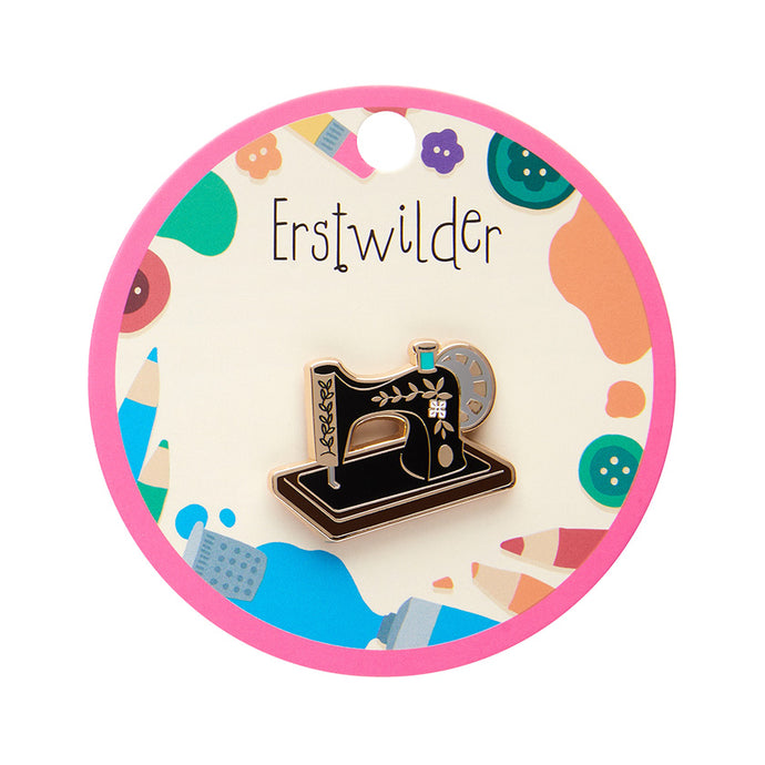 By a Thread Enamel Pin - Erstwilder Arts & Crafts