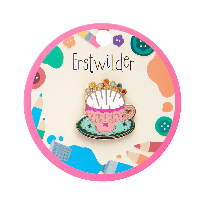 Pins and Needles Enamel Pin - Erstwilder Arts & Crafts