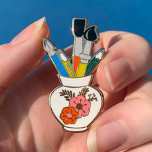 Load image into Gallery viewer, Strokes of Genius Enamel Pin - Erstwilder Arts &amp; Crafts