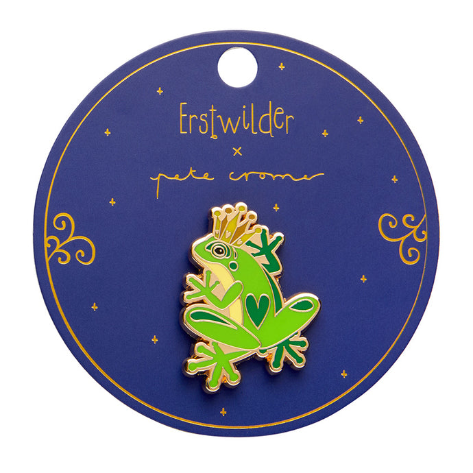 Kiss and Tell Enamel Pin - Erstwilder x Pete Cromer 'Fairy Tales'