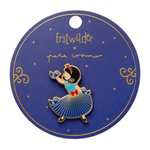 Load image into Gallery viewer, White as Snow Enamel Pin - Erstwilder x Pete Cromer &#39;Fairy Tales&#39;