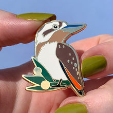 Load image into Gallery viewer, Kirby the Kookaburra Enamel Pin - Erstwilder Australiana