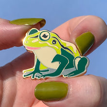 Load image into Gallery viewer, Frodo the Frog Enamel Pin - Erstwilder Australiana