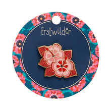 Load image into Gallery viewer, Halcyon Hibiscus Enamel Pin - Erstwilder x Jocelyn Proust
