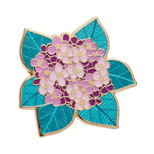 Load image into Gallery viewer, Heavenly Hydrangea Enamel Pin - Erstwilder x Jocelyn Proust