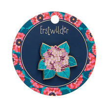 Load image into Gallery viewer, Heavenly Hydrangea Enamel Pin - Erstwilder x Jocelyn Proust
