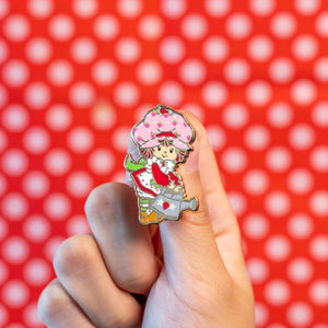 Strawberry Gardening Enamel Pin - Erstwilder x Strawberry Shortcake