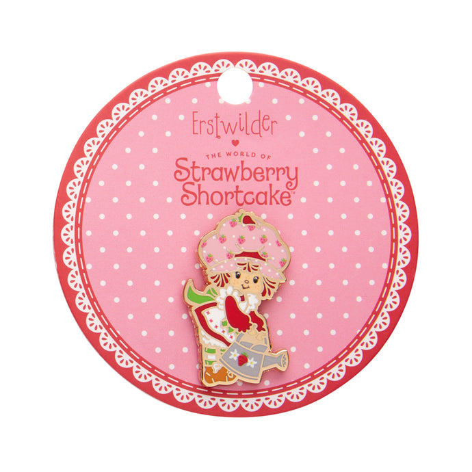Strawberry Gardening Enamel Pin - Erstwilder x Strawberry Shortcake