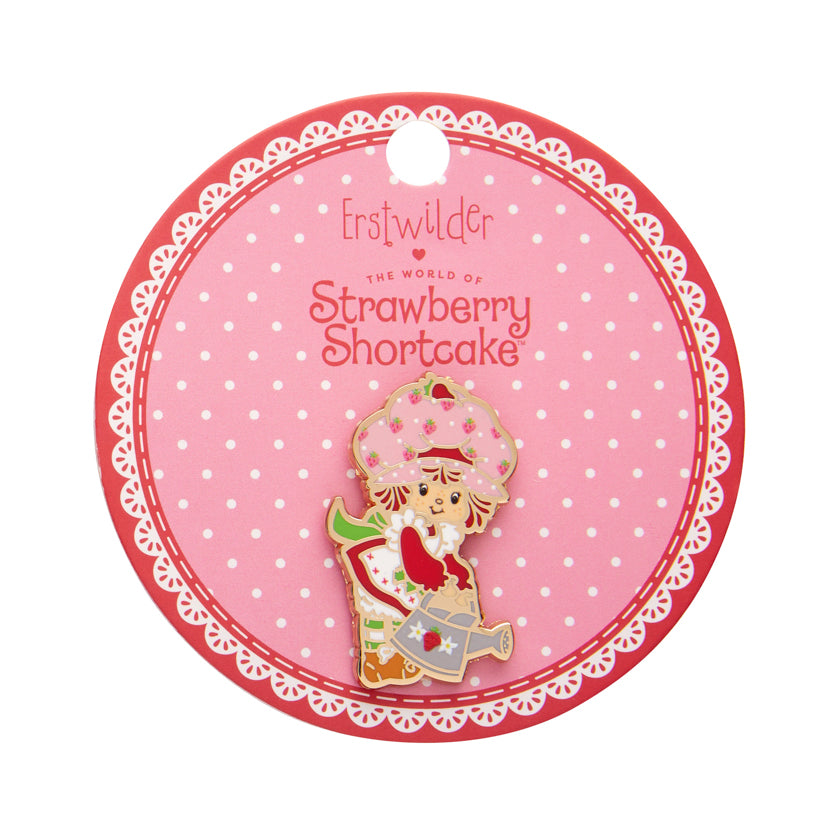 Strawberry Gardening Enamel Pin - Erstwilder x Strawberry Shortcake