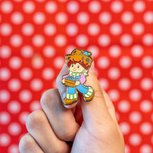 Load image into Gallery viewer, Huckleberry Pie Enamel Pin - Erstwilder x Strawberry Shortcake