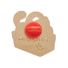 Load image into Gallery viewer, Cozy Custard Cat Enamel Pin - Erstwilder x Strawberry Shortcake