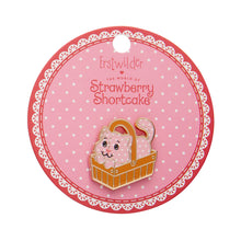 Load image into Gallery viewer, Cozy Custard Cat Enamel Pin - Erstwilder x Strawberry Shortcake