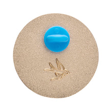 Load image into Gallery viewer, Evil Eye Amulet Enamel Pin - Erstwilder A Greek Odyssey