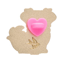 Load image into Gallery viewer, Valentino Pupperino Enamel Pin - Erstwilder Sweet Valentine