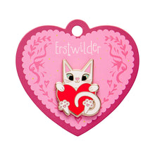 Load image into Gallery viewer, Kalila Kitty Enamel Pin - Erstwilder Sweet Valentine