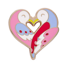 Load image into Gallery viewer, Nestled in Love Enamel Pin - Erstwilder Sweet Valentine
