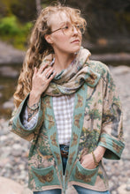 Load image into Gallery viewer, &#39;Earth &amp; Sky&#39; Fleece Cottage Cardigan Jacket - Market of Stars