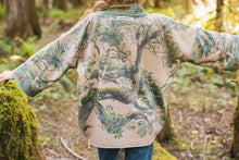Load image into Gallery viewer, &#39;Earth &amp; Sky&#39; Fleece Cottage Cardigan Jacket - Market of Stars