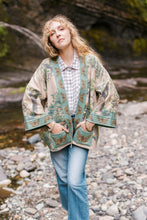 Load image into Gallery viewer, &#39;Earth &amp; Sky&#39; Fleece Cottage Cardigan Jacket - Market of Stars